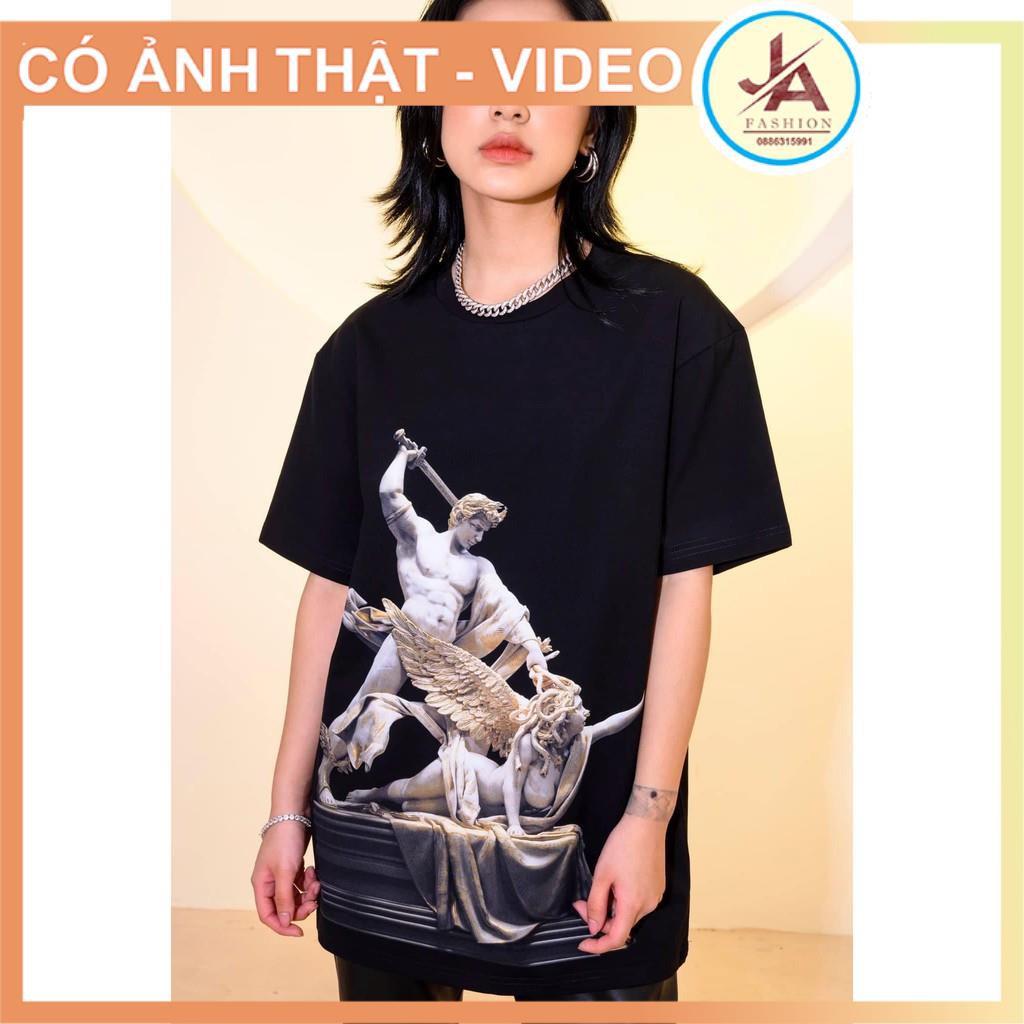 Áo thun tay lỡ Medusa ,áo phông nam nữ unisex form rộng- JASHOP JASHOP