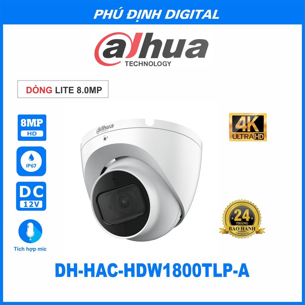 Camera Dahua quan sát trong nhà ngoài trời chống trộm ban đêm kèm mic - Hàng Chính Hãng