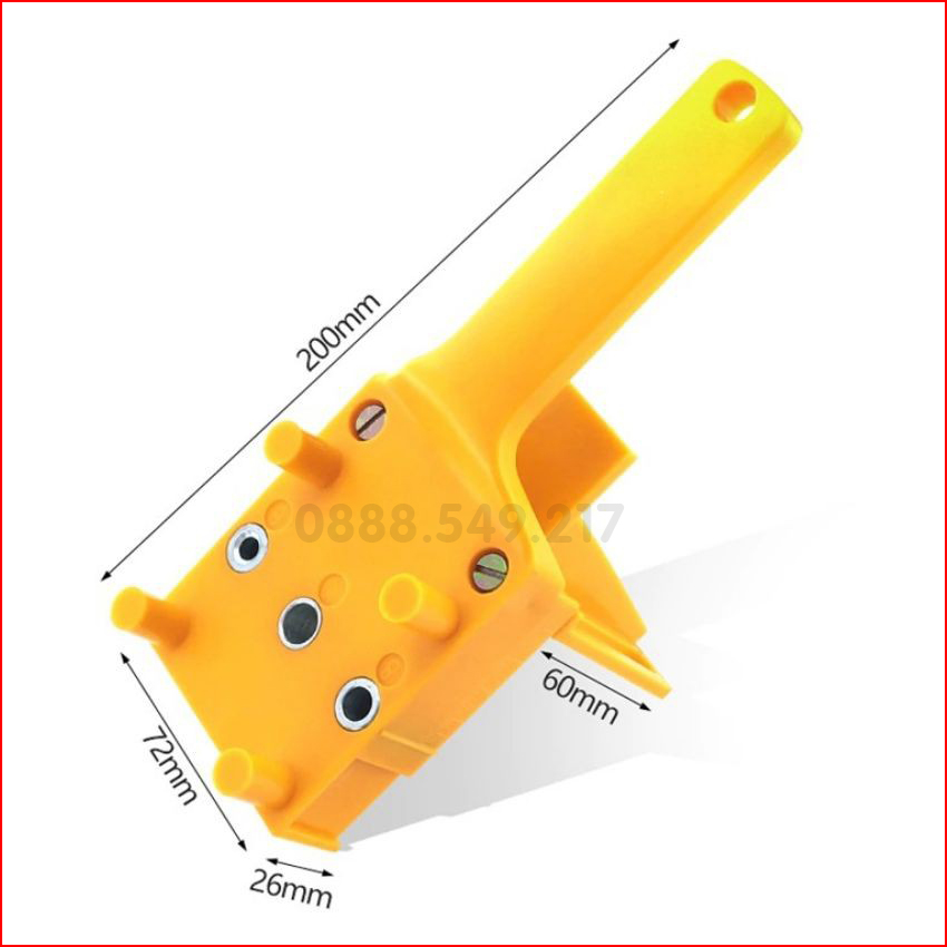 Cữ Khoan Thẳng Dụng Cụ Định Vị Khoan Lỗ Chốt Gỗ 6 8 10mm - Bộ Cữ Khoan Chốt Gỗ Chuyên Dụng