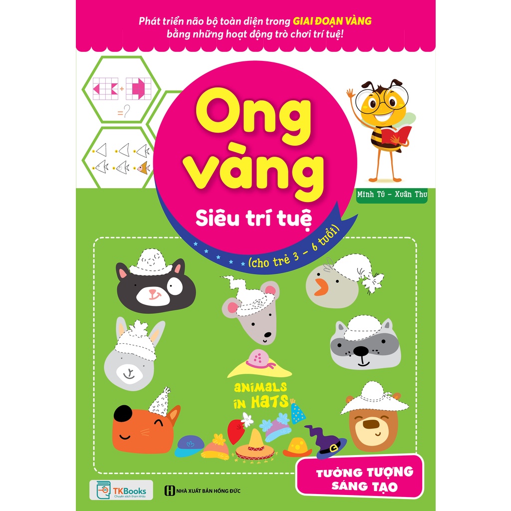 Combo Ong vàng siêu trí tuệ cho trẻ 3-6 tuổi