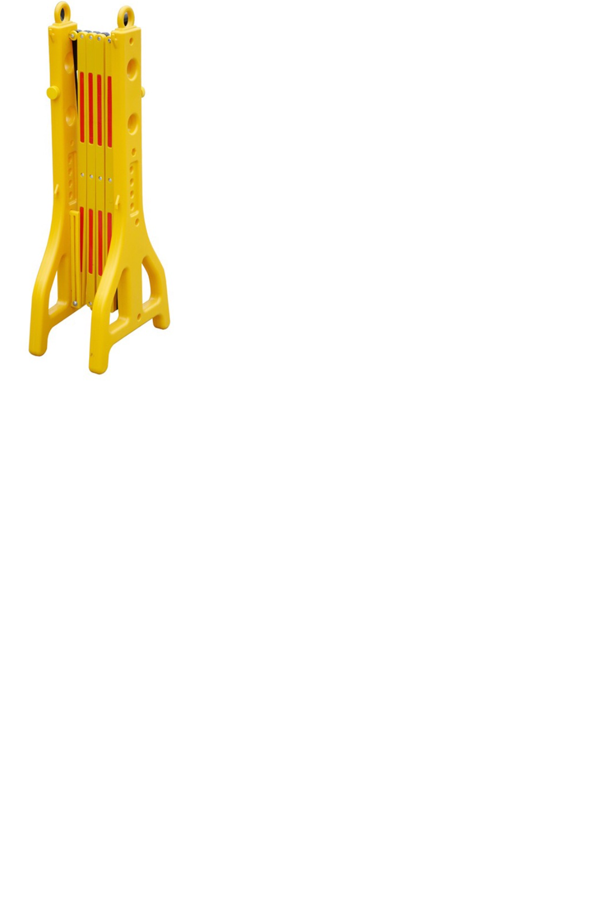 Hàng rào Barie dài 200cm rộng 40 cao 90 bằng nhựa xếp di động