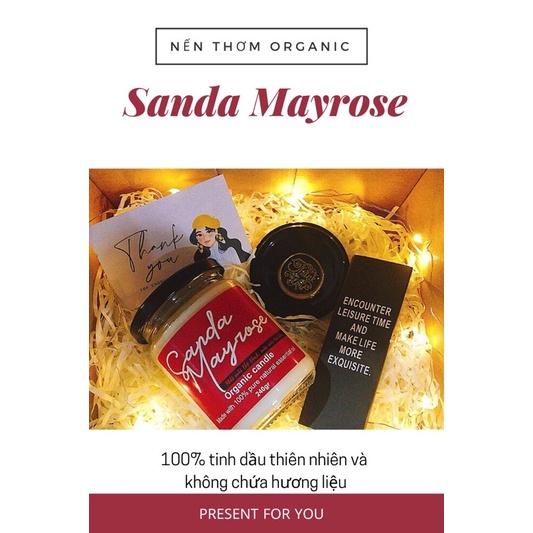 NẾN THƠM SANDA MAYROSE 240G TẶNG THÊM 1 HỘP DIÊM DÀI GOOGNIGHT