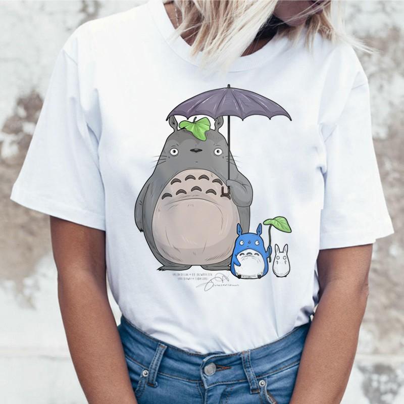 Áo Thun In Hình Totoro Hoạt Hình Nhật Bản