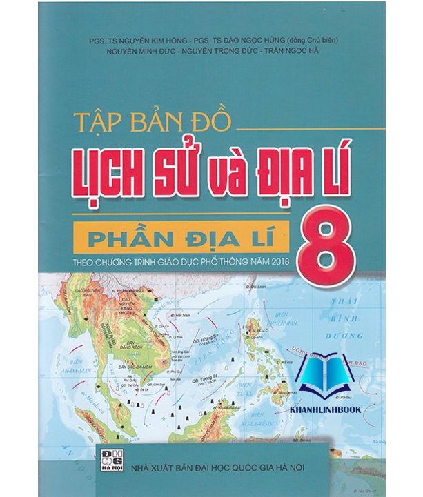 Sách - Tập Bản Đồ Lịch Sử Và Địa Lí 8 - Phần Địa Lí (Theo Chương Trình GDPT 2018) (QL)