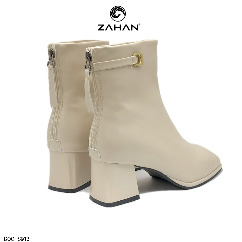 Boots nữ, cổ ngắn, mũi vuông,5cm BOOTS913