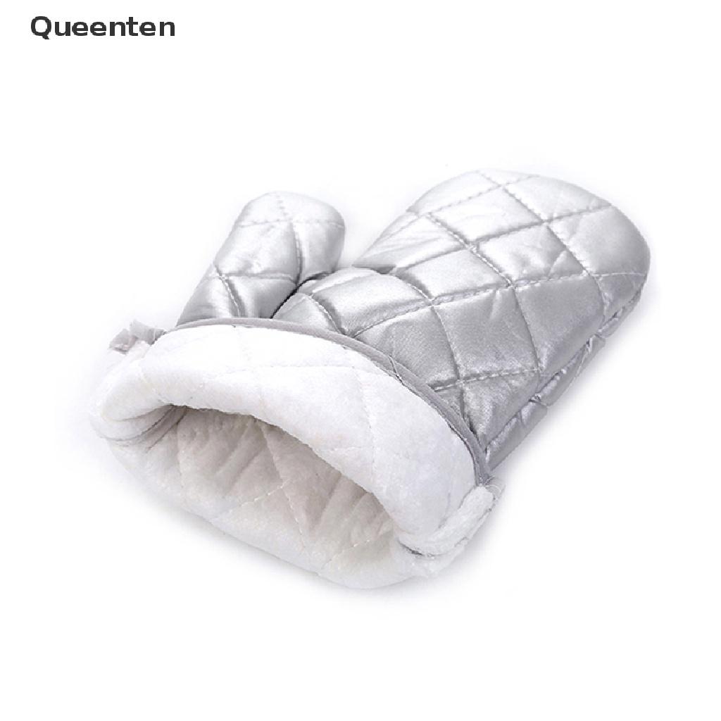 Queenten 1Pc Heat Resistant Gloves Kitchen Pot Holders Cooking Oven Mitts Gripping  VN