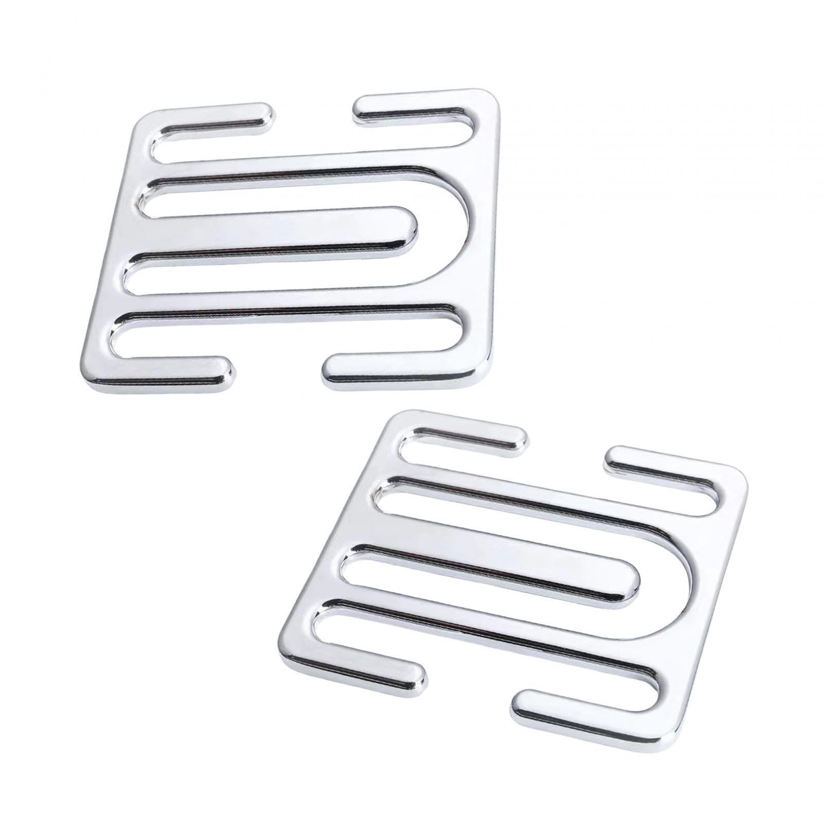 Metal Seat Belt Adjuster Vehicle Accessory Easy Installation Seat Belt Clips