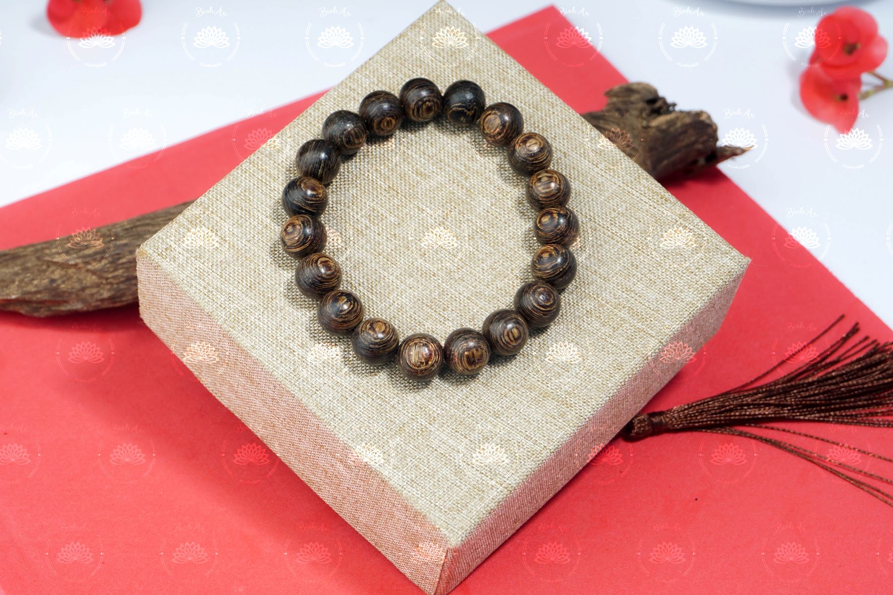 Vòng Tay Trầm Hương Tròn Đơn Sánh Chìm Nước- Trầm Hương Tự Nhiên - Size Nam Nữ, 10mm, 12mm, 14mm, 16mm, 18mm