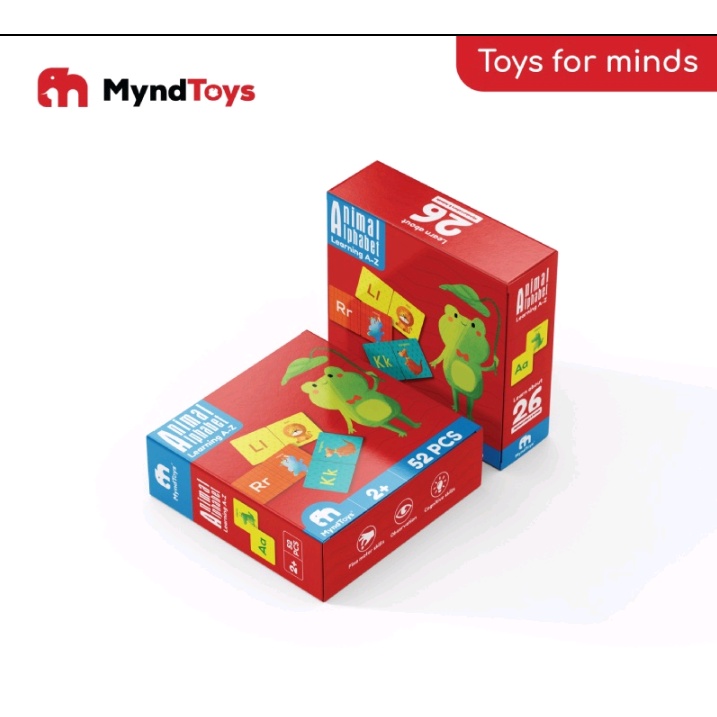 Đồ Chơi Xếp Hình MyndToys Animal Alphabet Dành Cho Các Bé Trên 2 Tuổi