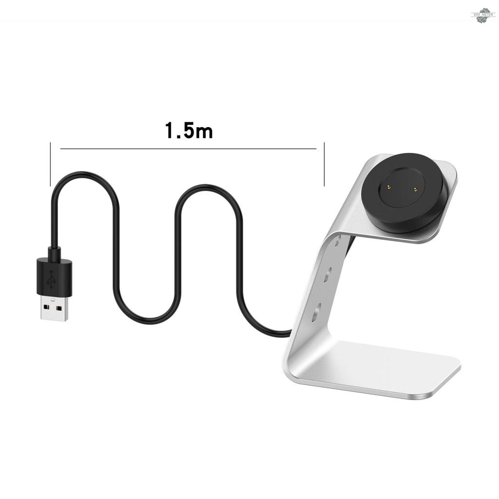 Đế Sạc Đồng Hồ Thông Minh Gt2 / Gt / Gt2E / Honor Gs Pro Bằng Hợp Kim Nhôm Tích Hợp Nam Châm