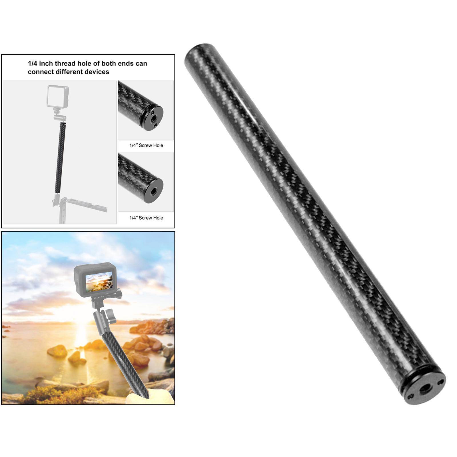 Aluminum Alloy Camera Carbon Fiber Extension Rod for GoPro