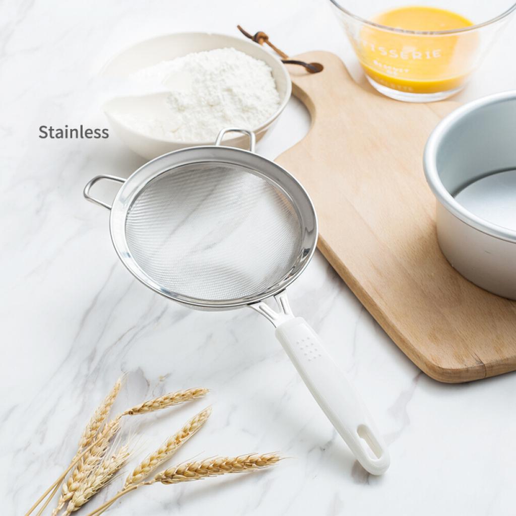 Skimmer Strainer Stainless Steel Spoon Soup Mesh Filter Kitchen Cooking