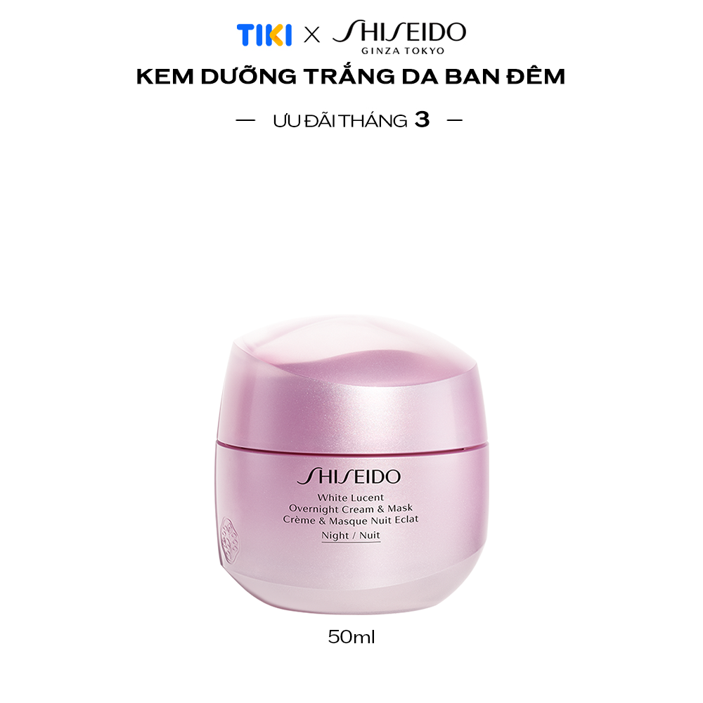 Kem dưỡng trắng da ban đêm White Lucent Overnight Cream &amp; Mask 75mL