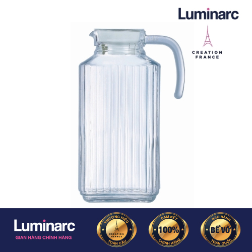 Bình nước thủy tinh Luminarc Quadro 1.7L -LUQUG2668