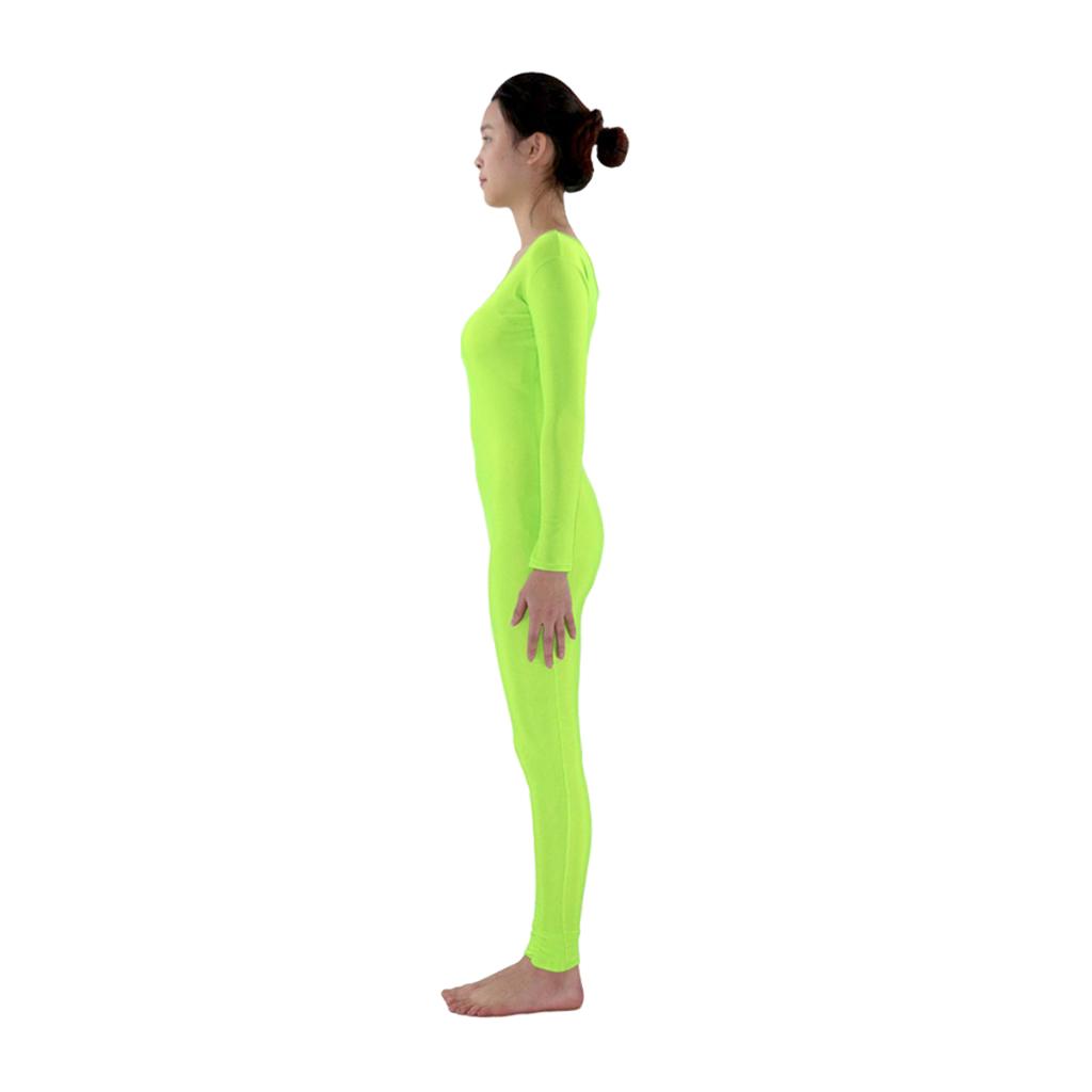 Women's Stretch Spandex Bodysuit Full Body Unitard Dance Costume