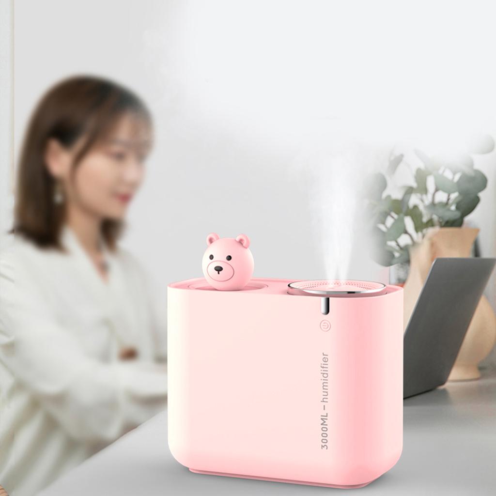Top Fill Cool-Mist Humidifier for Bedroom, Essential Oil Diffuser - Smart Ultrasonic Humidifier for Home, Large Room with Auto Shut Off, 3L Water Tank