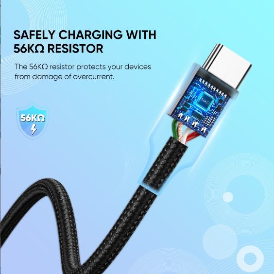 Cáp Sạc USB-C Ugreen 60408 Hỗ Trợ Sạc Nhanh QC 3.0 Dài 3M (Dây Bọc dù) - hàng chính hãng