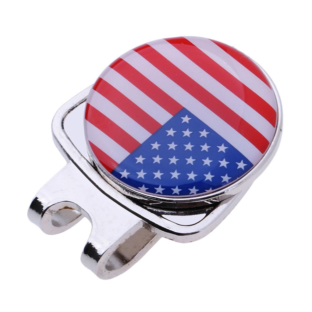 2xPortable Golf Hat Clip Ball Marker Putting Alignment Aiming Tool Golf Gift