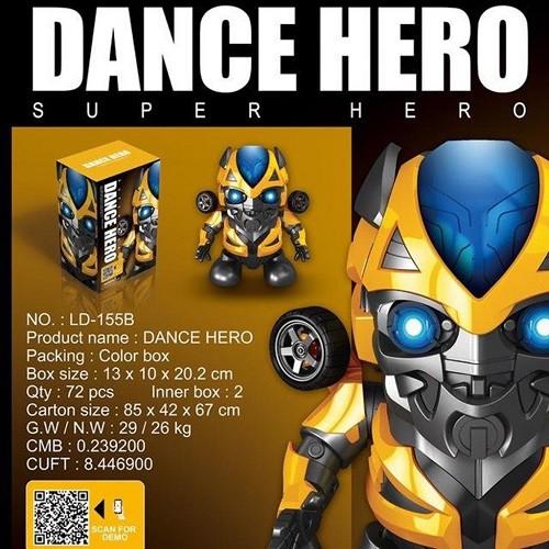 Robot Dancing Iron Man Tự nhảy, Bumblebee Dance Hero-Robot nhảy múa vui nhộn cho bé yêu