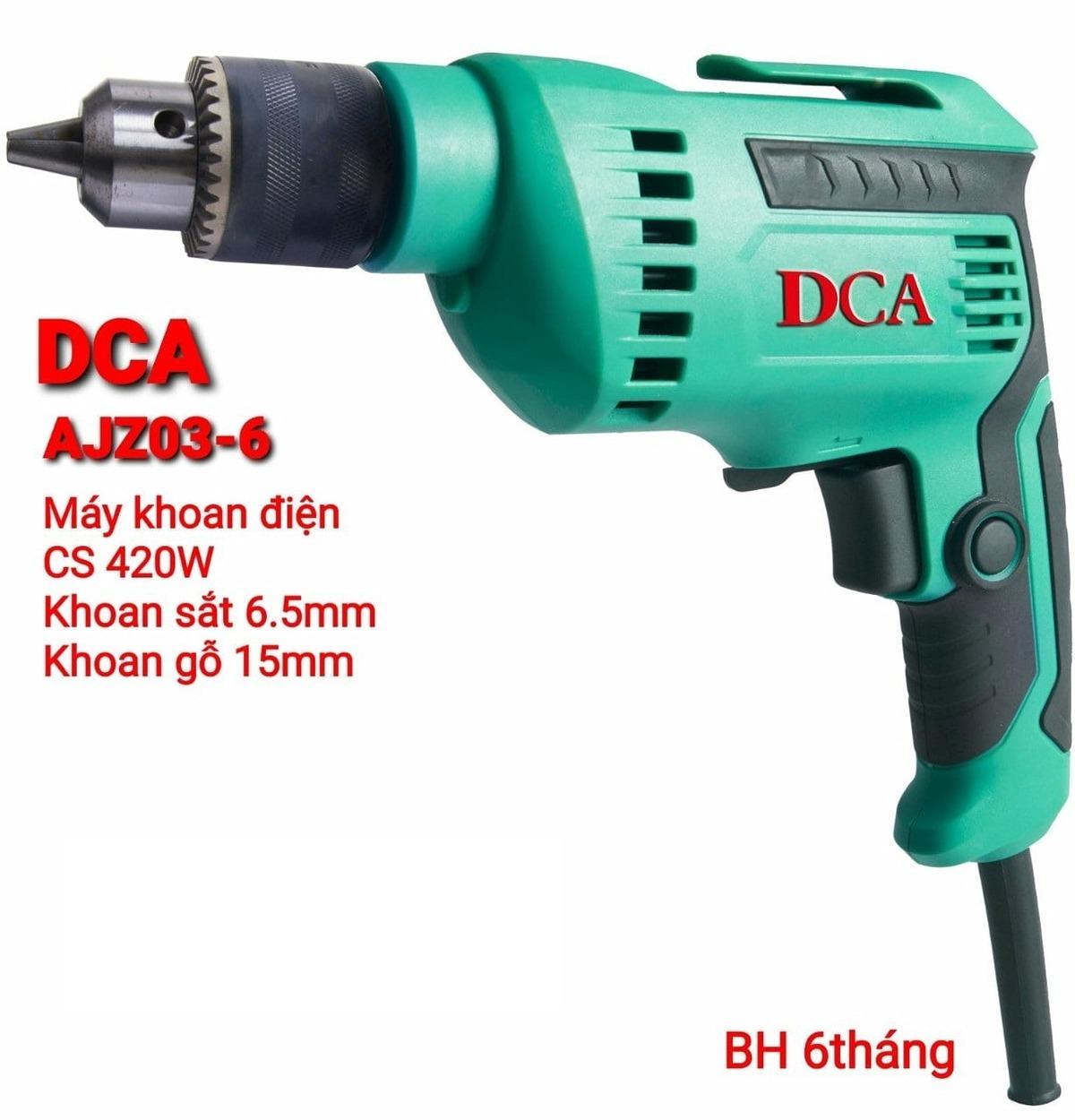 MÁY KHOAN ĐIỆN 420W DCA AJZ03-6 - HÀNG CHÍNH HÃNG