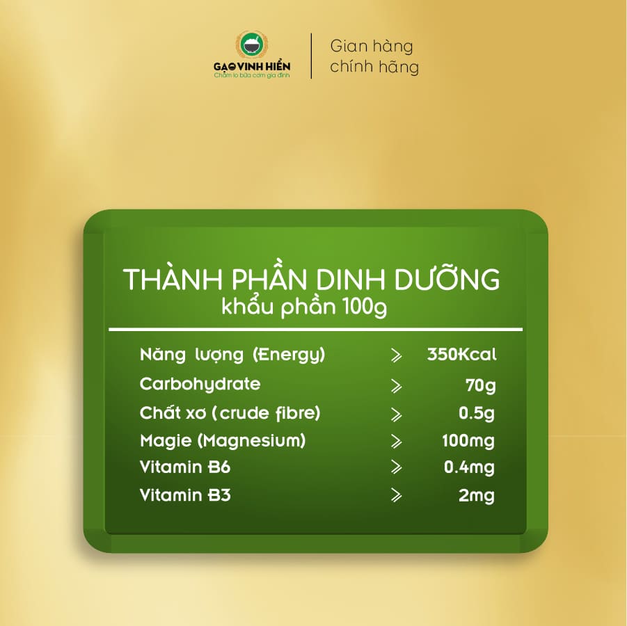 Đặc sản Tiền Giang - Gạo Lứt VietGAP Vinh Hiển (2KG) - Chuẩn VietGAP và OCOP 4 SAO