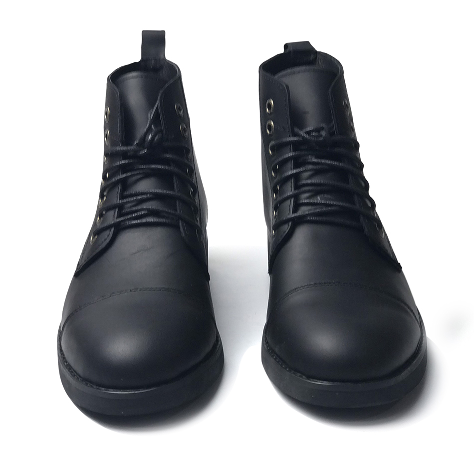 Giày cao cổ Vanguard Boots Black nam da bò sáp ngựa điên cao cấp chất lượng tốt giá rẻ tại hà nội