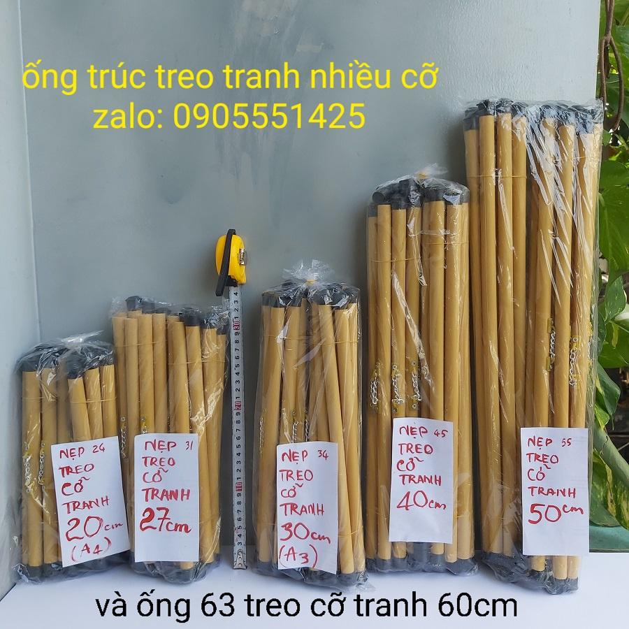 Ống trúc, ống sáo nhựa treo tranh. Nẹp treo tranh nhiều kích thước