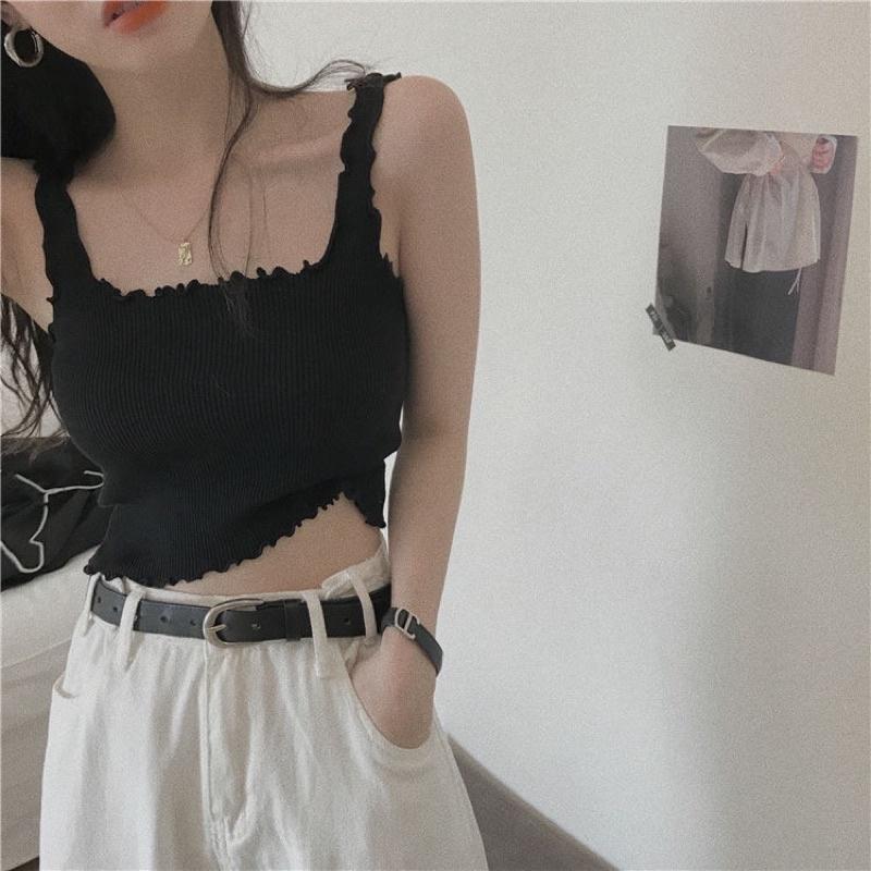 Áo 2 dây thun len tăm siêu xinh