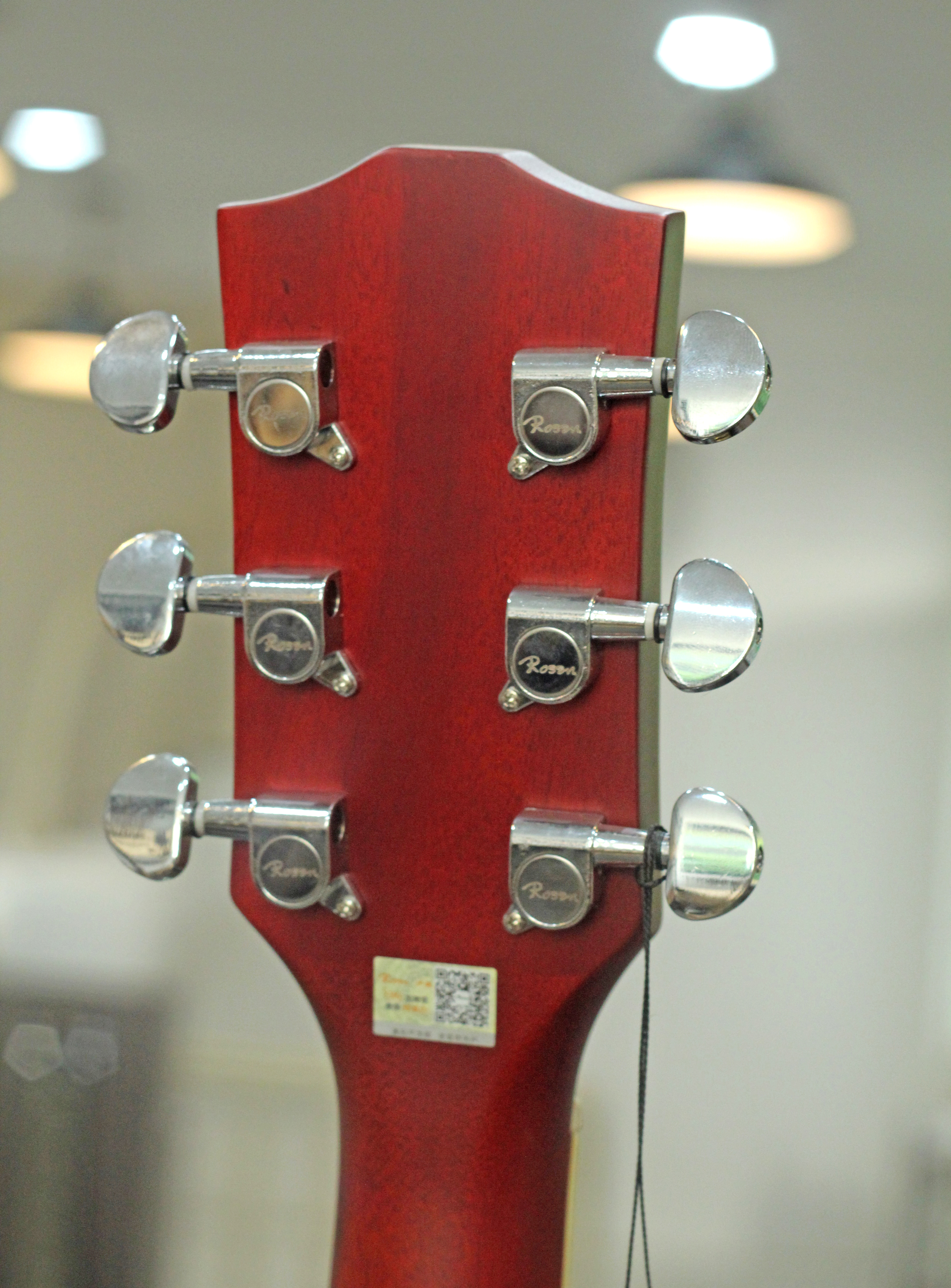 Đàn Guitar Acoustic Rosen Sunburst G11 - Màu Vàng Viền Đen, Size 41 Âm Thanh Tốt