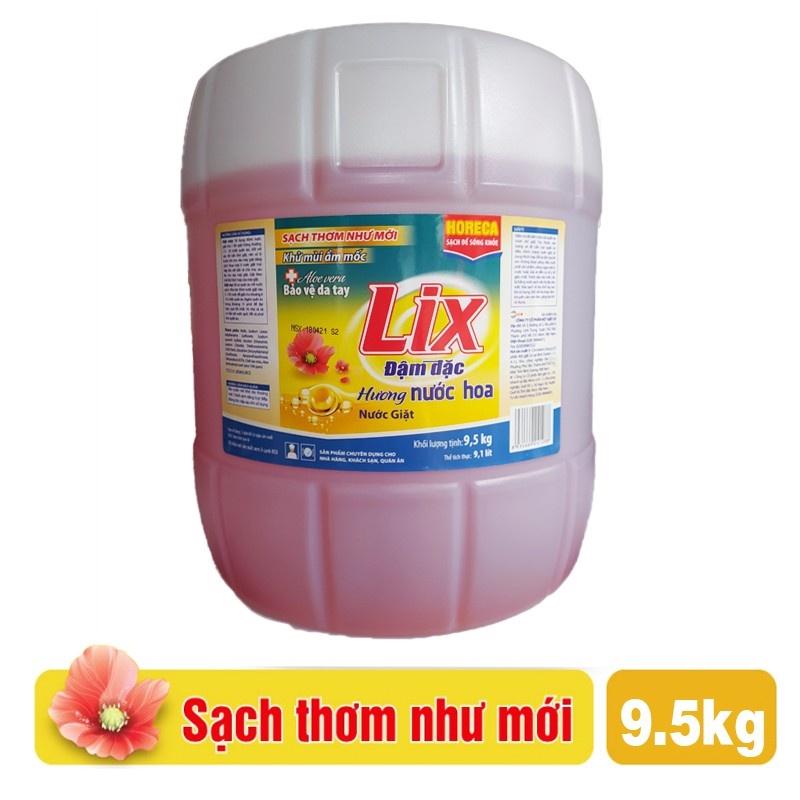 Nước Giặt Lix Đậm Đặc Hương Nước Hoa 9kg / can