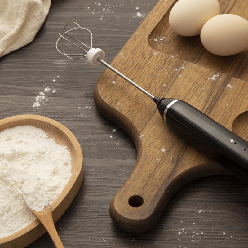 Trứng Be Thép Không Gỉ Điện Máy Đánh Trứng Usb Sạc 3 Tốc Độ Điều Chỉnh Máy Xay Sinh Tố Nhỏ Nướng Bếp Dụng Cụ Nấu Ăn