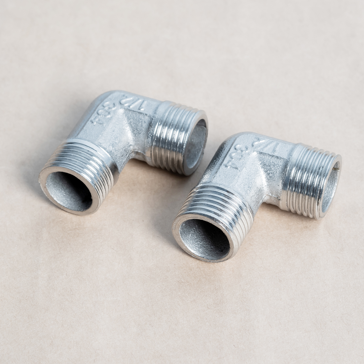 Combo 2 nối, co, tê ren Inox 304 phi 21 – ren 1/2