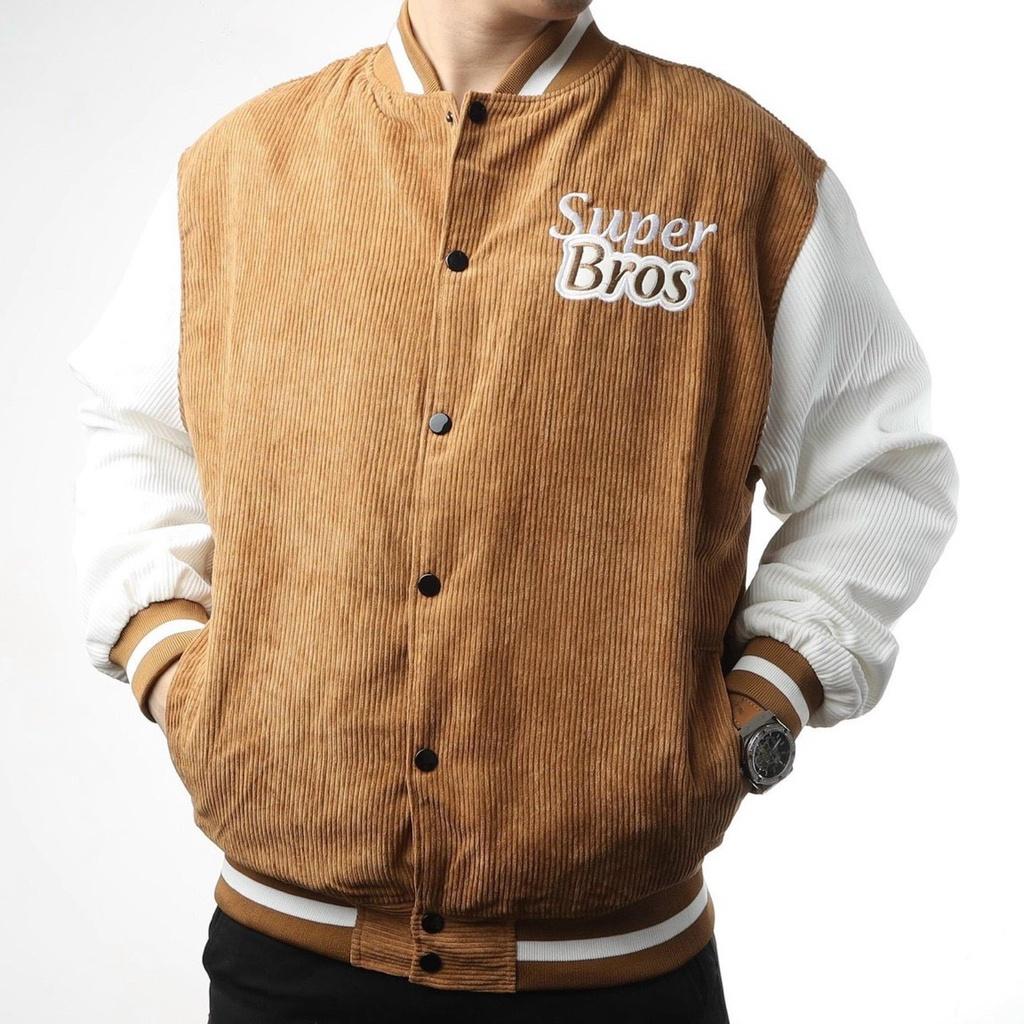 Áo khoác Nhung 2 lớp logo thêu Siêu Xịn Xò Cho Các Bạn Trẻ 2022 Thời Trang Tinh tế Độc Đáo