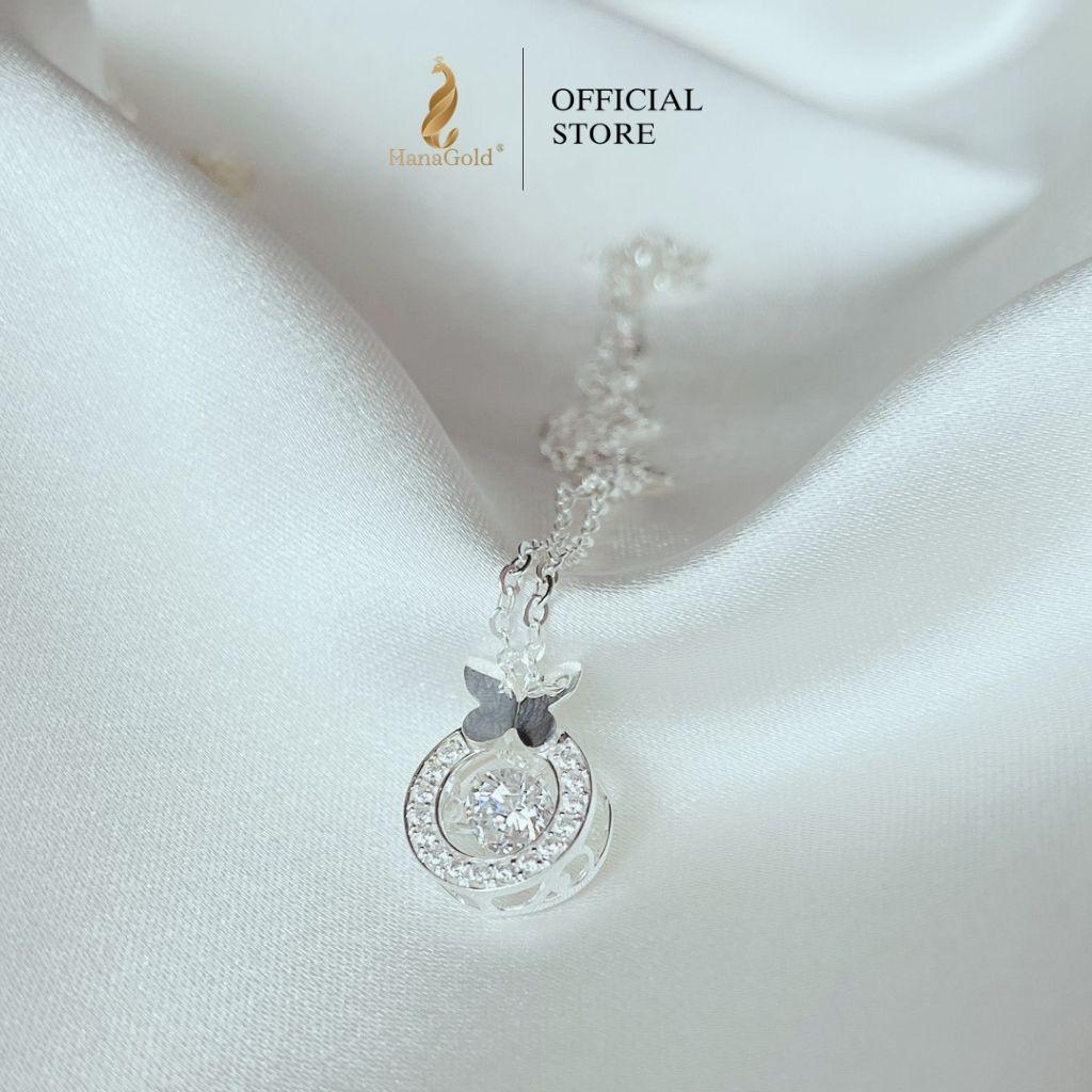 Dây Chuyền Bạc 925 Mặt Đá Butterfly