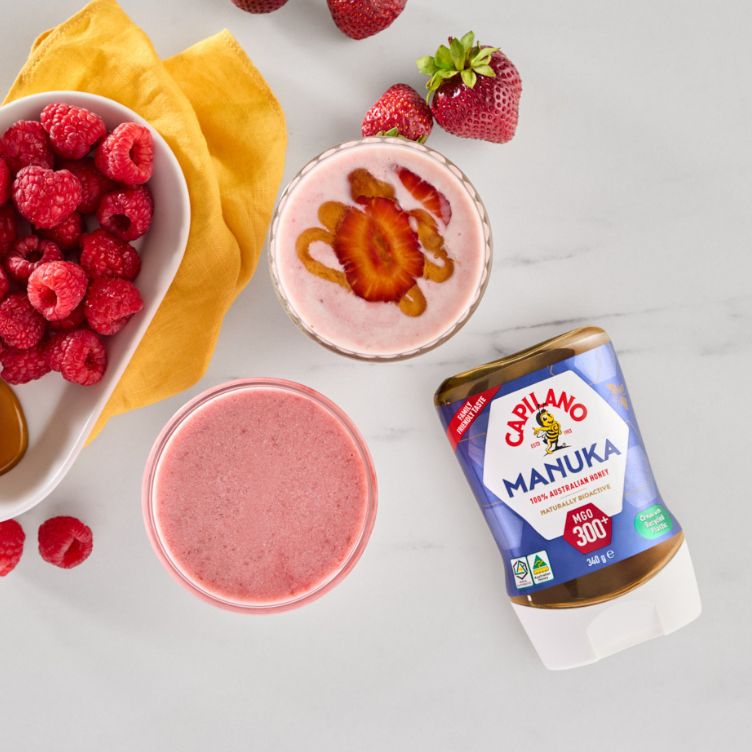 Mật ong hoa Manuka Capilano Honey MGO 300+ tăng sức đề kháng, giảm ho, viên họng, dưỡng ẩm da và môi cang bóng mịn màng - Massel Official
