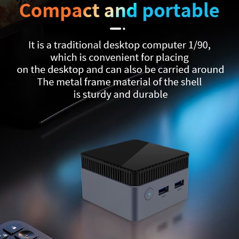 Máy Tính Siêu Nhỏ Ultra Mini Morefine ZX01 Plus - Intel thế hệ 12 Twin Lake N150 - Hỗ Trợ Xuất Hình 4K 60hz hàng nhập khẩu