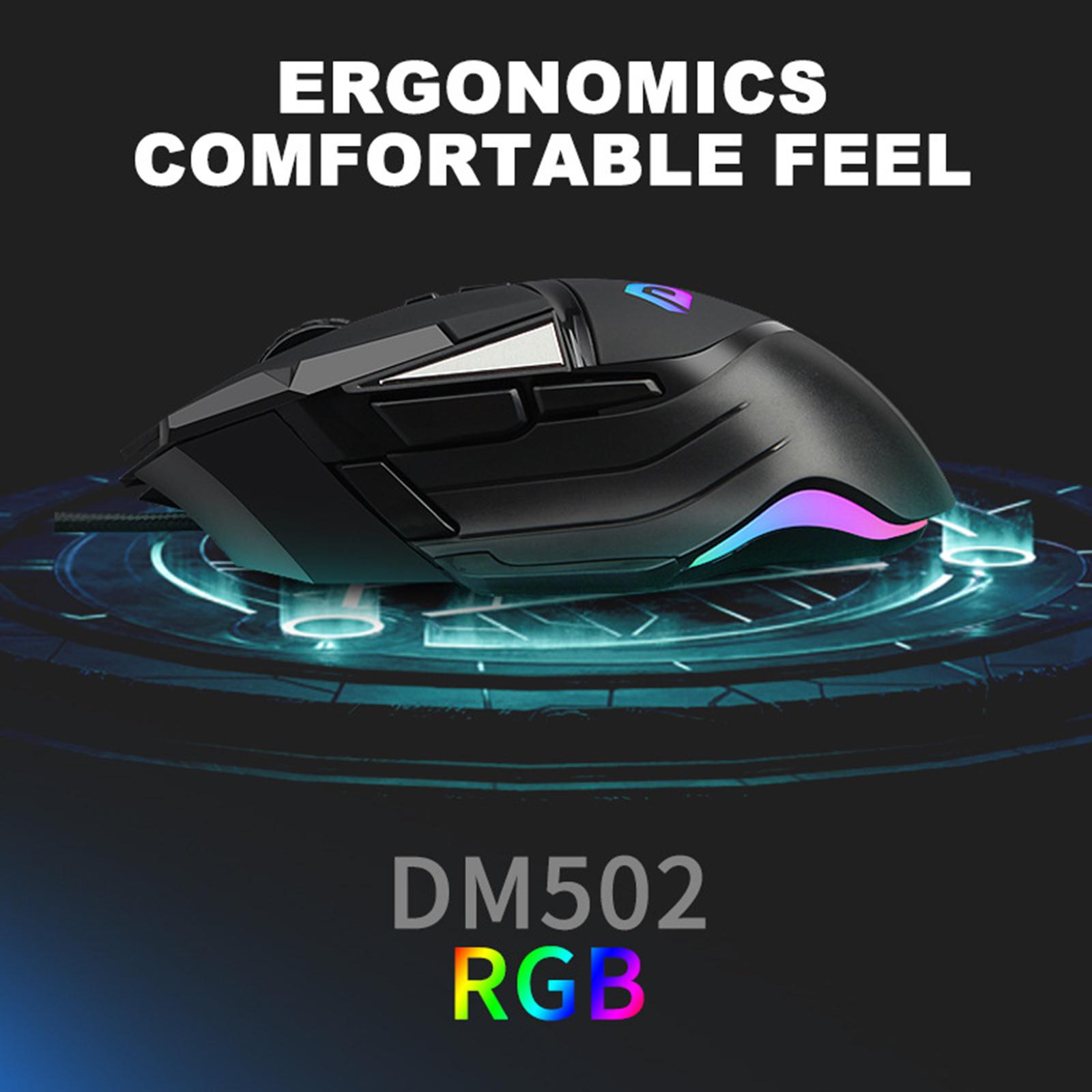 Gaming Mouse Wired 8 Button Mice for Games Notebook Computer