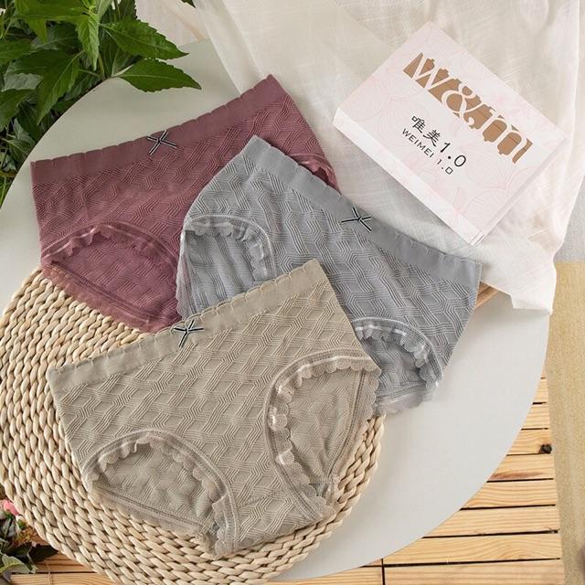 Hộp 4 chip cotton cạp cao siêu co dãn