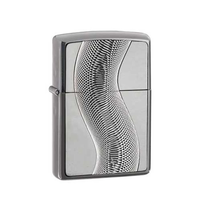 Bật Lửa Zippo Texas Twister Emblem Black Ice Chính Hãng Usa