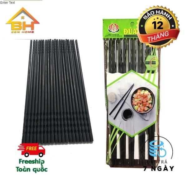 Đũa nhựa phíp đen, hàng chất lượng cao