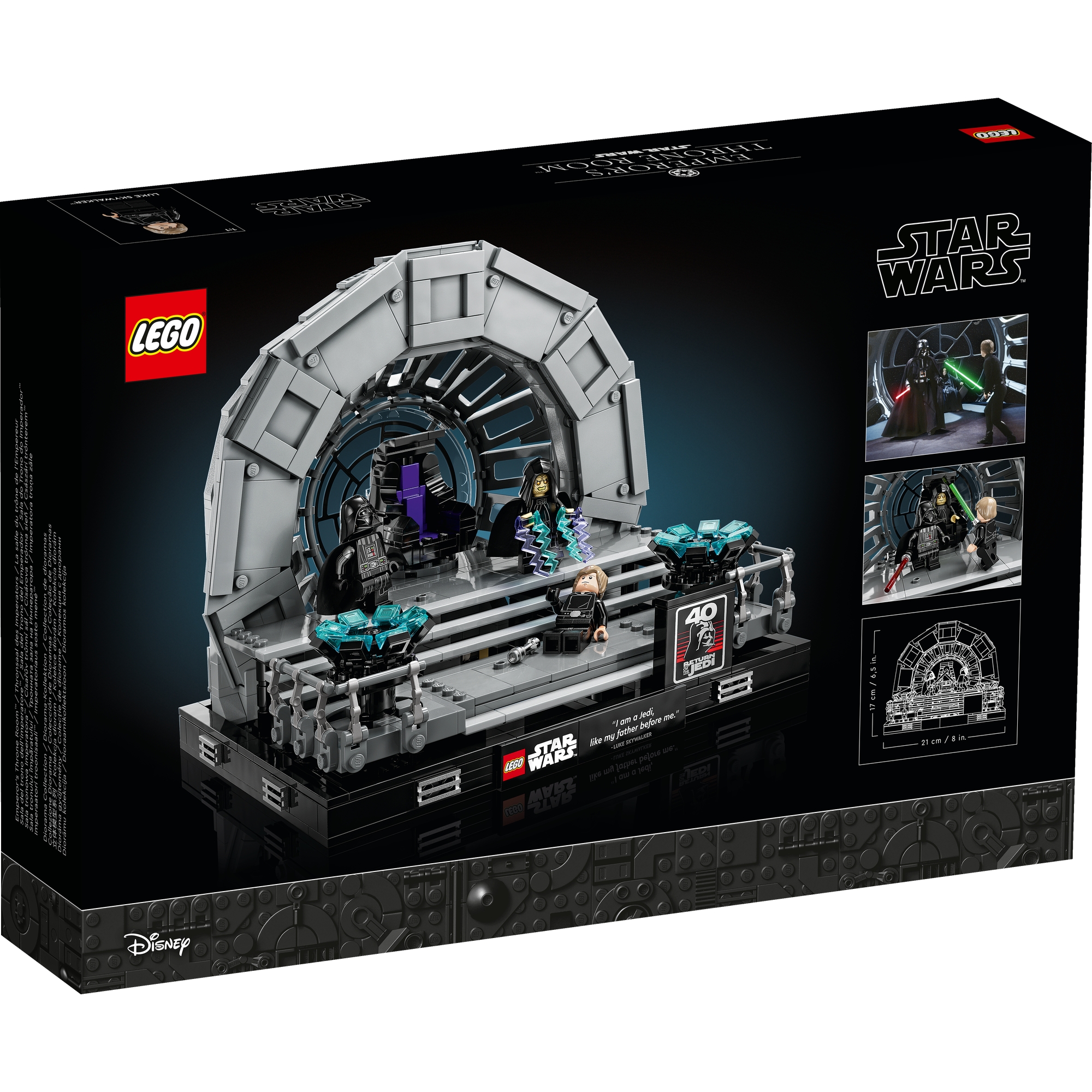 LEGO STAR WARS 75352 Đồ Chơi Lắp Ráp Ngai Vàng Của Hoàng Đế (807 chi tiết)