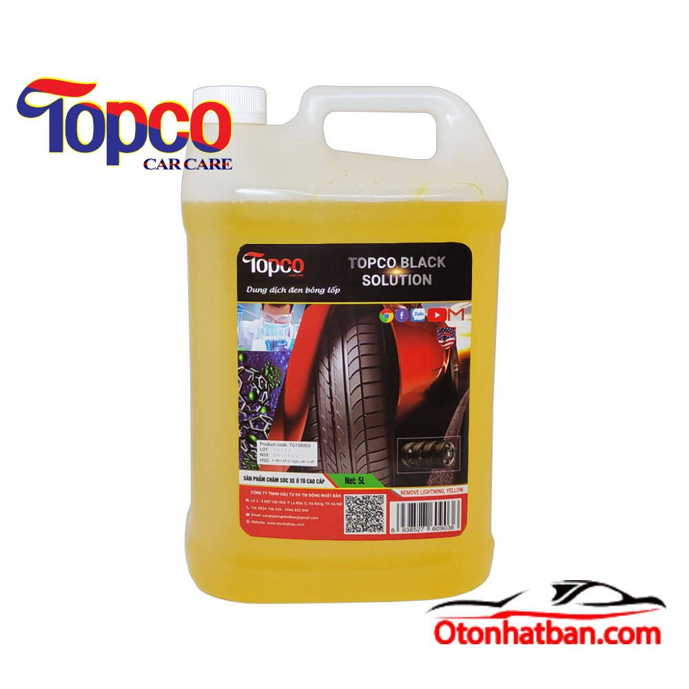 Dung dịch đen bóng lốp TOPCO