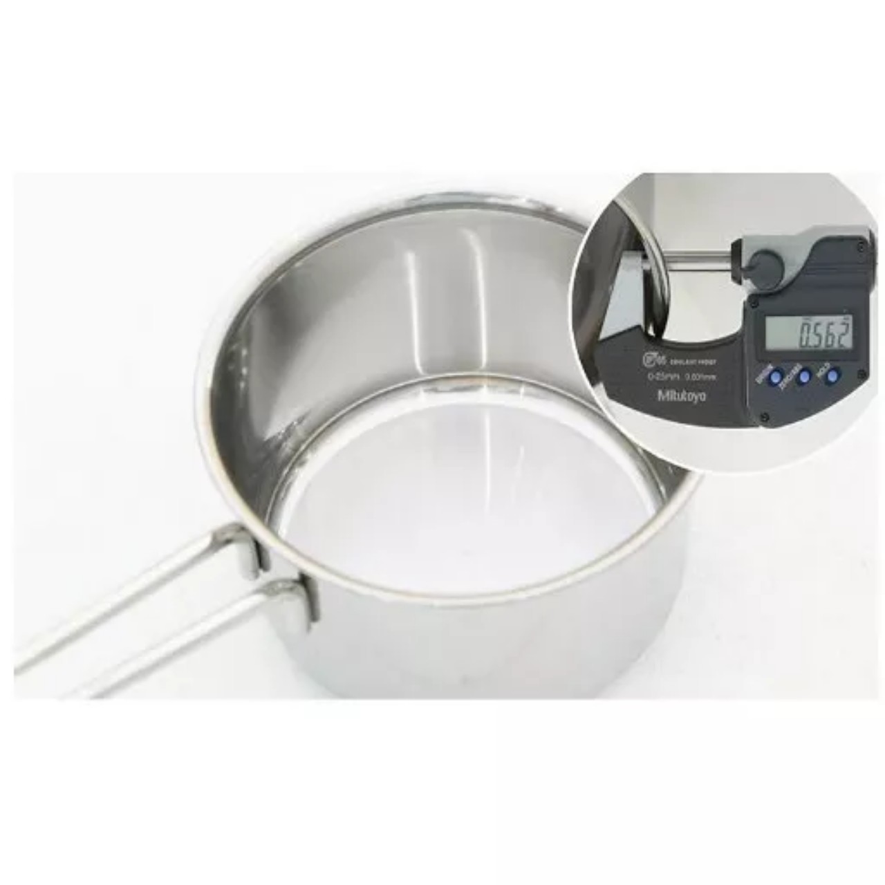 XOONG BỘT 3 ĐÁY ĐƯỜNG KÍNH 12/14CM - CHỐNG DÍNH, ĐUN TỪ,.