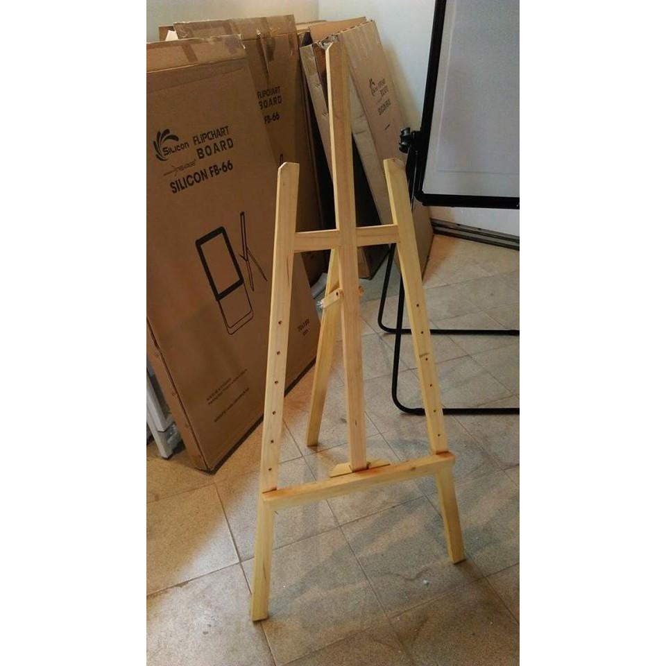 Bảng Menu đen khung gỗ 60*80 cm + Giá đỡ bảng