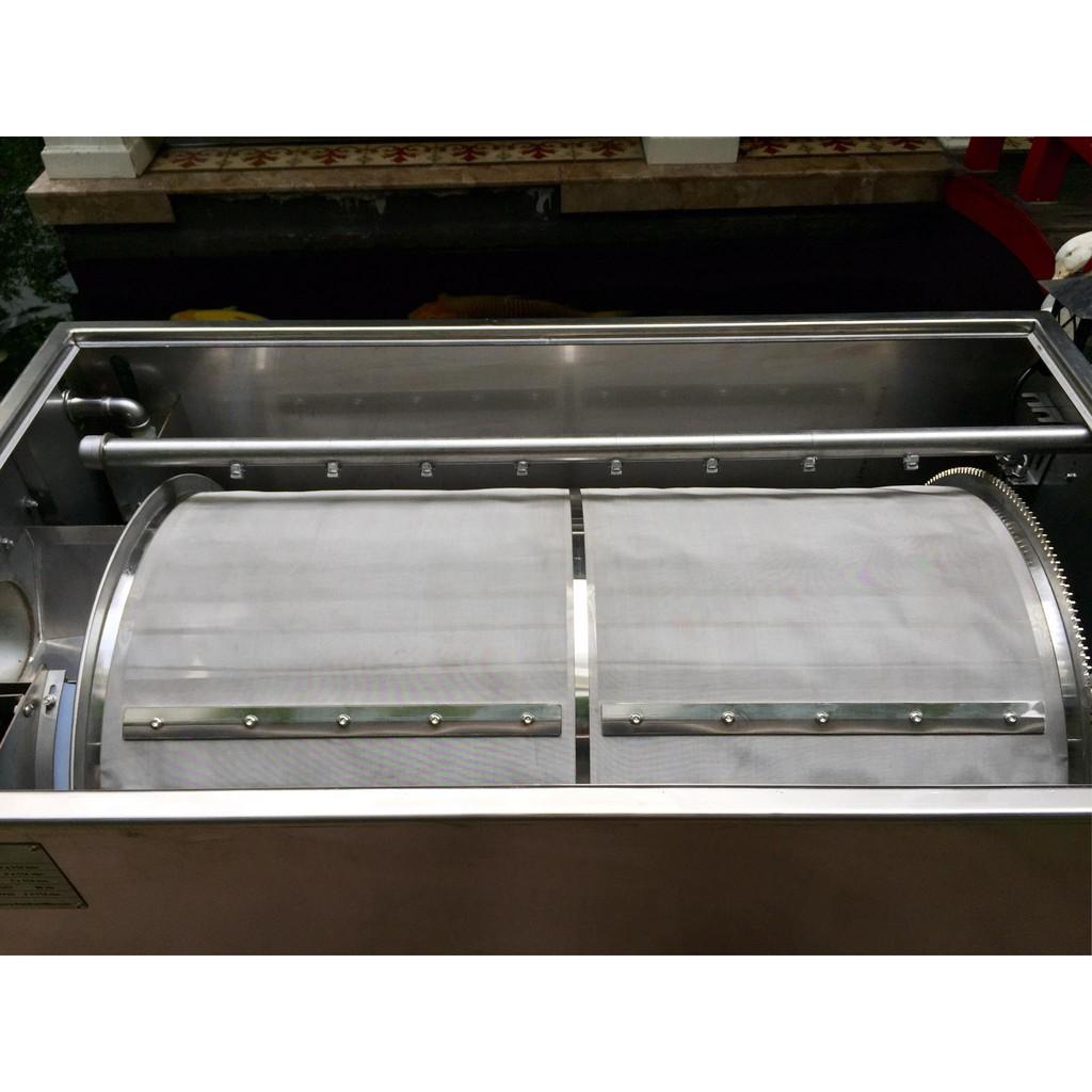 Lưới lọc mesh 100 inox 304 khổ lớn bể cá koi ngoài trời, lọc bột, dầu ăn, sắn dây, nghệ, cặn, phân cá