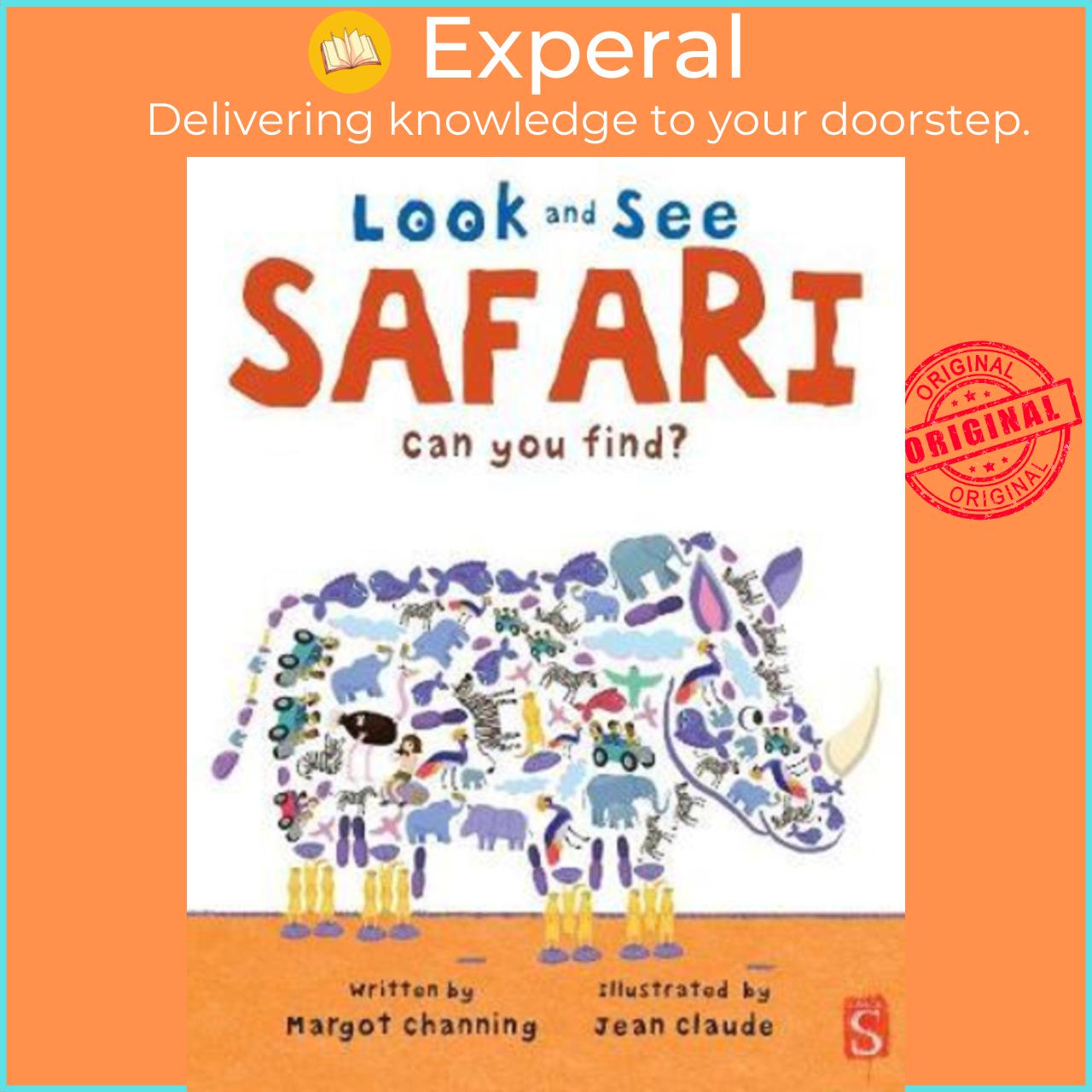 Sách - See, Search, Find: Safari by Margot Channing (UK edition, paperback)