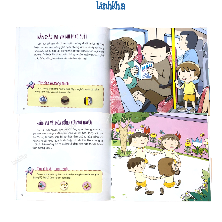 Sách Dạy Trẻ Hành Vi Tốt Cho Bé 3-8 Tuổi Bồi Dưỡng Đạo Đức - Bộ 7 Cuốn - Đinh Tị