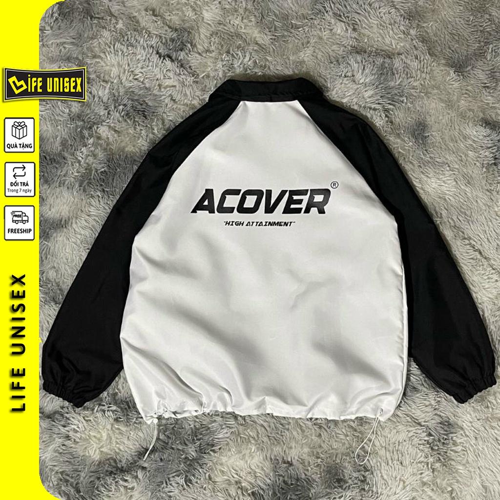 Áo Khoác Dù Bomber 2 Lớp A.COVER Ulzzang Nam Nữ Unisex Form Rộng Unisex