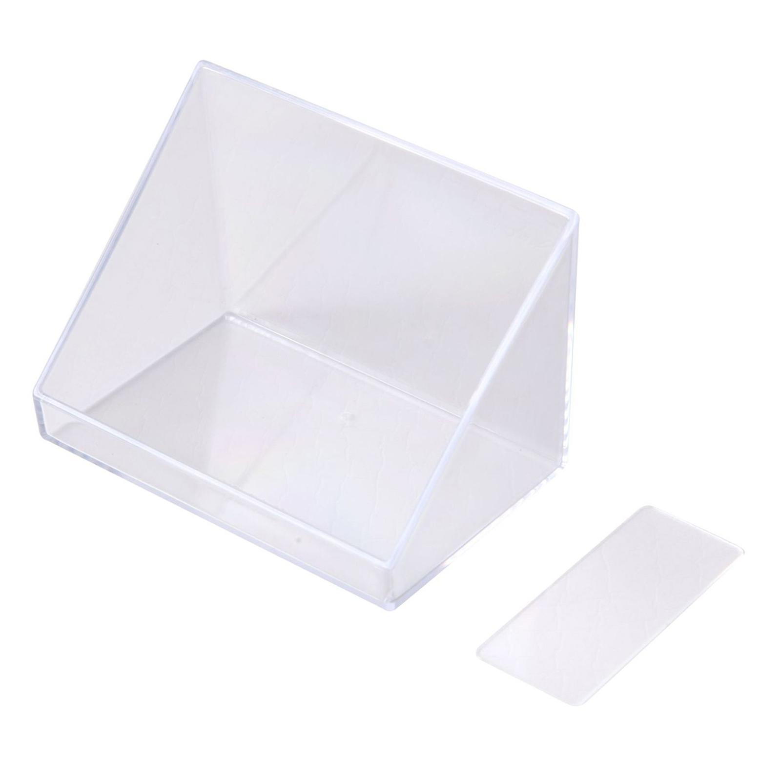 Floating Shelves Organizer Bevel Container for Lip Glaze Lipstick Office