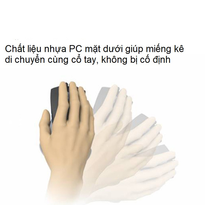 Kê Tay Di Chuột Công Thái Học Version 2.0 Chất Liệu Silicon Wrist Rest Mouse Pad ( Chống Mỏi Giảm Chấn Thương Chai Sần Hàng Chính Hãng )